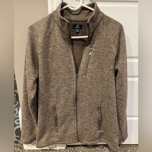 George Brown Zip Up Sweater Jacket - Small